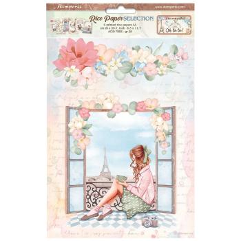 Stamperia - Decopatch Papier "Selection" Decoupage A4 - 6 Bogen  