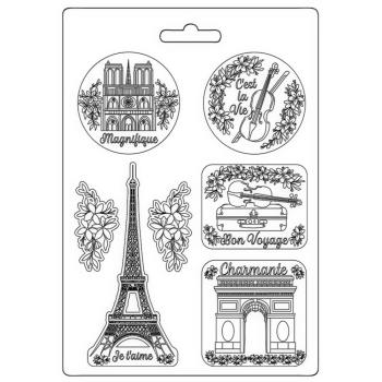 Stamperia - Gießform A4 "Tour Eiffel" Soft Mould