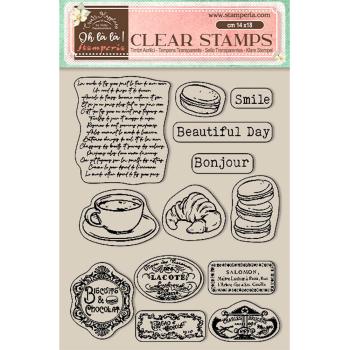 Stamperia - Stempelset "Labels " Clear Stamps