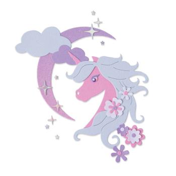 Sizzix - Stanzschablone "Midnight Unicorn" Thinlits Craft Dies