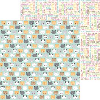 Doodlebug Design - Designpapier  "Pretty Kitty " Paper Pack 12x12 Inch - 12 Bogen