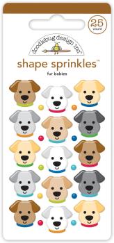 Doodlebug Design - Epoxy Sticker "Fur Babies" Shape Sprinkles