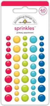 Doodlebug Design - Epoxy Sticker "Primary Assortment" Shape Sprinkles