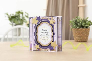 Crafters Companion - Karteneinleger "Everyday Verses" Insert Pad 9,75x6,75 Inch - 32 Bogen