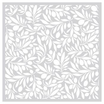 Crafters Companion - Schablone "Olives and Leaves" Stencil