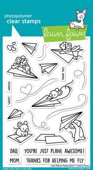 Lawn Fawn - Stempelset "Just Plane Awesome" Clear Stamps