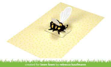 Lawn Fawn - Stanzschablone "Pop-Up Bee" Dies