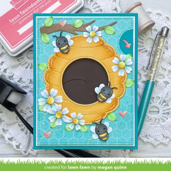 Lawn Fawn - Stanzschablone "Magic Iris Beehive" Add-on Die