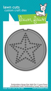 Lawn Fawn - Stanzschablone "Embroidery Hoop Star" Add-on Die