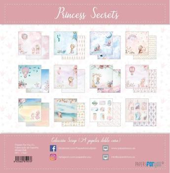 Papers For You - Designpapier "Princess Secrets" Scrap Paper Pack 8x8 Inch - 24 Bogen