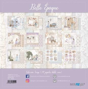 Papers For You - Designpapier "Belle Époque" Scrap Paper Pack 8x8 Inch - 24 Bogen