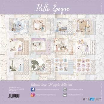 Papers For You - Designpapier "Belle Époque" Scrap Paper Pack 6x6 Inch - 24 Bogen  