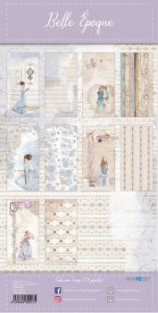 Papers For You - Designpapier "Belle Époque" Scrap Paper Pack 6x12 Inch - 10 Bogen 