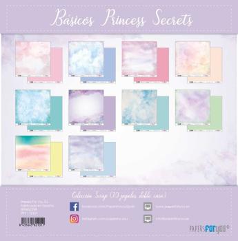 Papers For You - Designpapier "Princess Secrets Basics" Scrap Paper Pack 30,5 x 32 cm - 10 Bogen