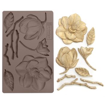 Re-Design with Prima - Gießform "Winter Blooms" Mould 5x8 Inch
