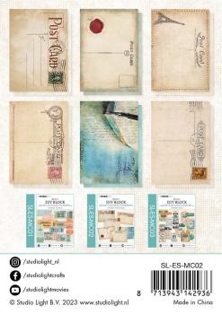 Studio Light - Postcards DIY Block Mini 7,4x10,5 cm "Vintage" 24 Bogen