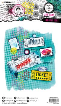 Art By Marlene - Stempelset "One-Way Ticket" Signature Collection Clear Stamps