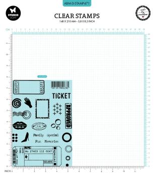 Art By Marlene - Stempelset "One-Way Ticket" Signature Collection Clear Stamps