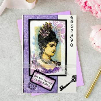 Woodware - Stempelset "Vintage Lady" Clear Stamps 