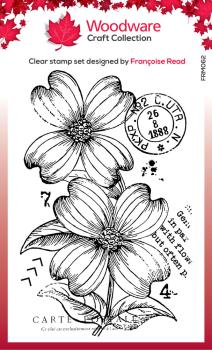 Woodware - Stempel "Dogwood Flowers" Clear Stamps