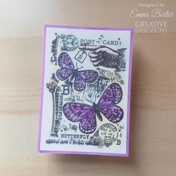 Woodware - Stempel "B is For Butterfly " Clear Stamps