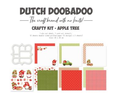 Dutch Doobadoo - Papier Kit "Apple Tree" Crafty Kit - 12 Bogen