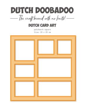 Dutch Doobadoo - Schablone A4 "Patchwork Square" Stencil - Dutch Card Art
