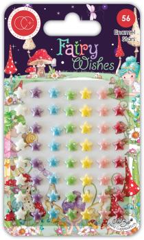 Craft Consortium - Enamel Dots "Fairy Wishes Stars" 56 Klebesteine 