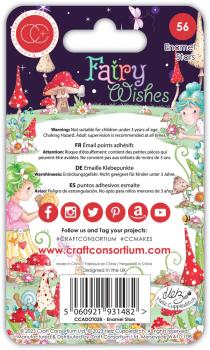 Craft Consortium - Enamel Dots "Fairy Wishes Stars" 56 Klebesteine 