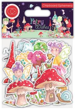 Craft Consortium - Stanzteile "Fairy Wishes" Chipboard Ephemera