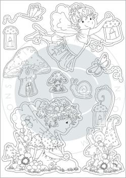 Craft Consortium - Stempelset "Fairy Wishes" Clear Stamps