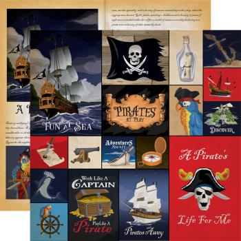 Carta Bella - Designpapier "Pirates" Collection Kit 12x12 Inch - 12 Bogen  