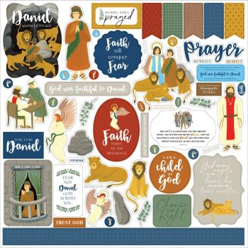 Echo Park - Designpapier "David And Goliath" Collection Kit 12x12 Inch - 12 Bogen