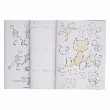 Docrafts - Skizzenbuch "Animation" Artiste Sketchbooks A5 - 3-teiliges Set je 40 Seiten