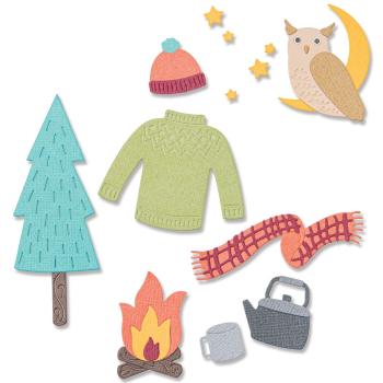 Sizzix - Stanzschablone "Cozy Woodland" Thinlits Craft Dies by Jennifer Ogborn