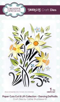 Creative Expressions - Stanzschablone "Dancing Daffodils" Cut & Lift Collection Dies Design by Cathie Shuttleworth