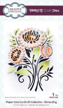 Creative Expressions - Stanzschablone "Zinnia Zing" Cut & Lift Collection Dies Design by Cathie Shuttleworth