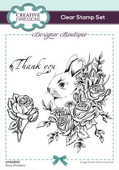 Creative Expressions - Stempelset A6 "Rosy Whiskers" Clear Stamps