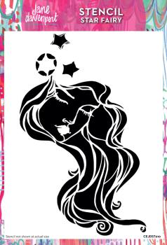 Creative Expressions - Schablone "Star Fairy" Stencil A4 Design by Jane Davenport