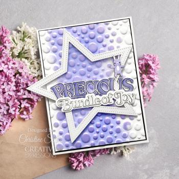 Creative Expressions - Stanzschablone "Mini Shadowed Sentiments Bundle Of Joy" Craft Dies Mini Design by Sue Wilson