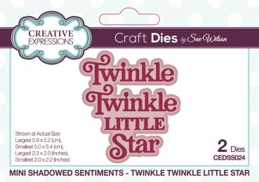 Creative Expressions - Stanzschablone "Mini Twinkle Twinkle Little Star" Craft Dies 