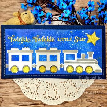 Creative Expressions - Stanzschablone "Necessities First Train" Craft Dies Design by Sue Wilson