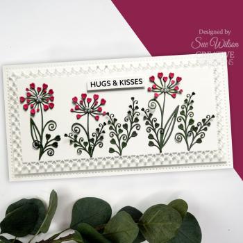 Creative Expressions - Stanzschablone "Finishing Touches Heart Blooms" Craft Dies Design by Sue Wilson