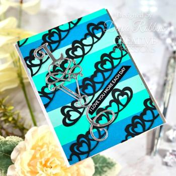 Creative Expressions - Stanzschablone "Border Collection Love" Craft Dies Design by Sue Wilson