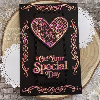 Creative Expressions - Stanzschablone "Border Collection Heart Scroll" Craft Dies Design by Sue Wilson