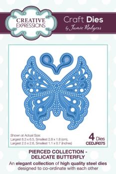 Creative Expressions - Stanzschablone "Pierced Collection Delicate Butterfly" Craft Dies Design by Jamie Rodgers