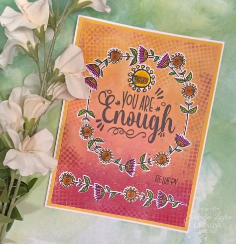 Creative Expressions - Stempelset A6 "Enough" Clear Stamps