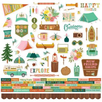 Simple Stories - Collections Kit "Trail Mix" 12 Bogen Designpapier