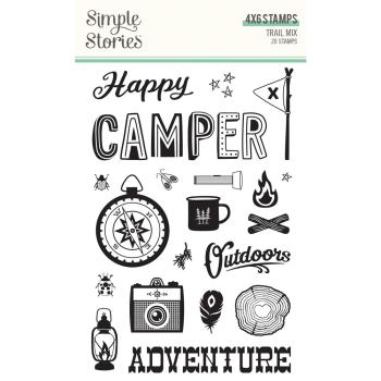 Simple Stories - Stempelset "Trail Mix" Clear Stamps 
