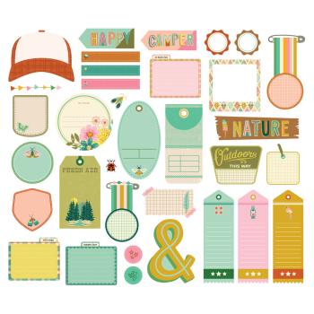 Simple Stories - Stanzteile "Trail Mix" Die Cuts